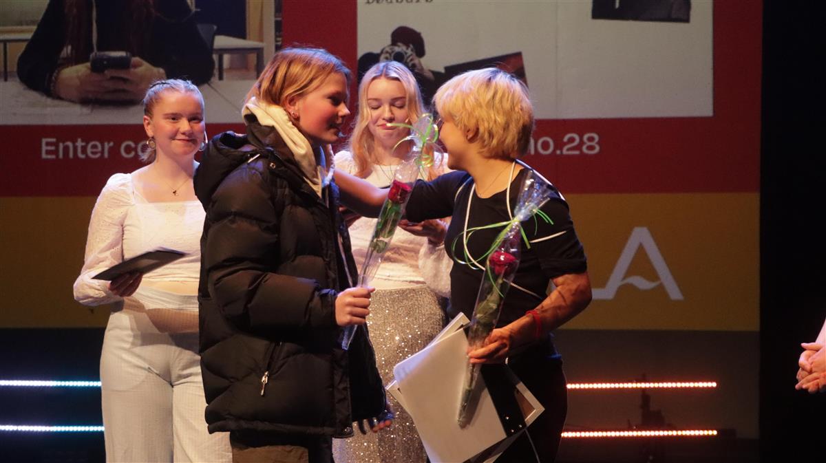 Vinneren på scenen - Klikk for stort bilde